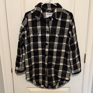 Old Navy Kids Plaid Button-Up Shacket